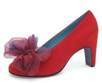 Thierry Rabotin Pumps in Rot mit zehn zentimeter Absatz.