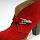 Sportive Ankleboots mit Schnallen, Rot von kmb