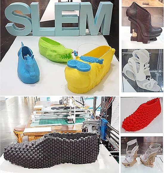 Schuhe aus dem 3-D-Drucker  - Auf Knopfdruck den passenden Schuh zum neuen Outfit ohne langes Suchen und Anprobieren. Das wäre der Traum jeder Frau. Sind Schuhe aus dem 3-Drucker die Lösung oder reine Utopie? Auf der internationalen Schuhmesse in Düsseldorf präsentietren eine Reihe von Unternehmen Lösungen für die Schuhindustrie auf Basis von 3-D-Technologien.