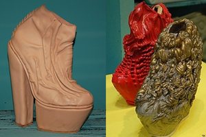 Designerschuhe mischen die Modewelt auf - Die niederländische Designerin Anne Vaandrager experimeniert zwischen Schönheit und Hässlichkeit und polarisiert die Modewelt 