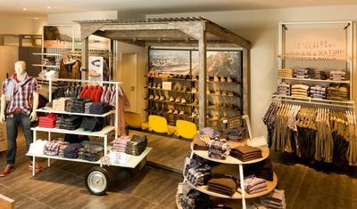 Camel active neues Store Konzept im Roadside-Look