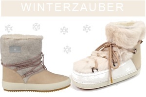 Mit Schneestiefel, Moonboots & Co kommen wir elegant durch den Winter ohne zu frieren. Die neuen Kuschelstars kommen gefüttert, gesteppt und wattiert daher und halten die Füße schön warm.