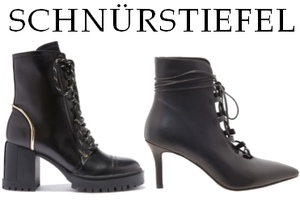 [title] - Wenn Schnürsenkel in den Mittelpunkt rücken, verleihen sie Stiefel und Boots Pfiff. Dabei zeigen Schuh-Designer mitunter fesselnde Fantasien. 