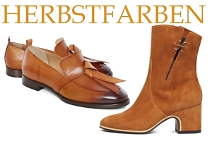 Tiefes Rot, mittlere Brauntöne, Cognac oder Rost - die neuen Herbstfarben versprechen schöne Highlights zu werden, die sich hervorragend zu vielen neuen Looks kombinieren lassen.