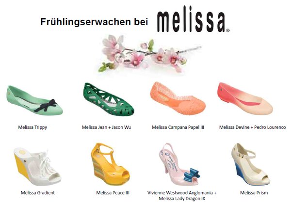 Melissa Sommerschuhe aus Plastik 