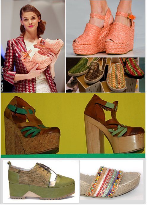 Schuhe aus Naturmaterialien: Holz, Kork und Sisal 
