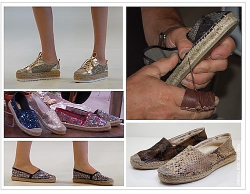 Schuhmode Frühjahr-Sommer 2015: Espadrilles mti Glitzer, Espadrilles mit hohem Absatz, Espadrilles im Leolook