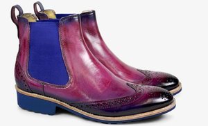 Die Schuhmarke mit dem gewissen Etwas hat sich mit mutigen Herren-Styles einen Namen gemacht. Inzwischen gibt es auch Damenschuhe und Accessoires von Melvin & Hamilton.