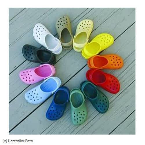 Exklusive Crocs Schuh-Skizze