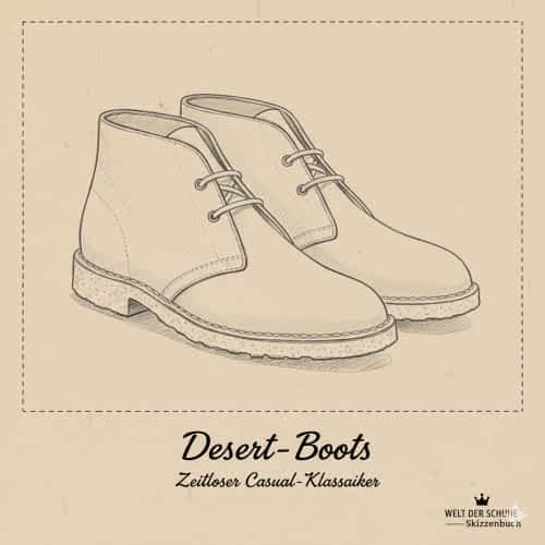 Exklusive CLARKS Schuh-Skizze