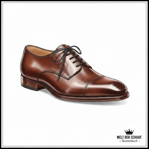 Exklusive Lloyd Schuh-Skizze