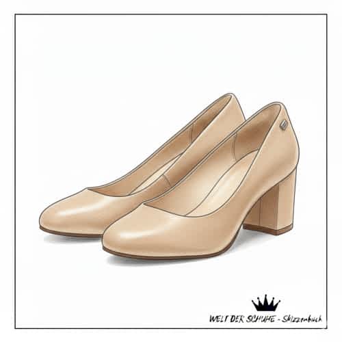 Exklusive Gabor Schuh-Skizze